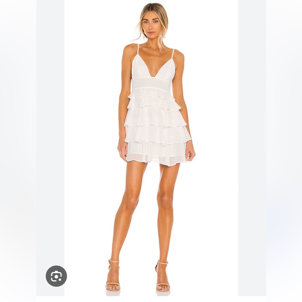 NBD White Roxanne Mini Dress